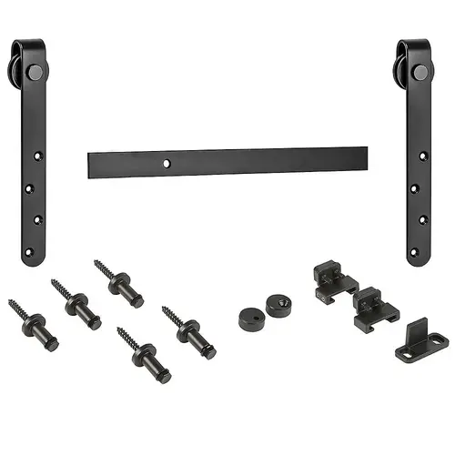 942 48" Sliding Door Hardware Strap Mount Mini Kit Oil Rubbed Bronze Finish 942 48" Sliding Door Hardware Strap Mount Mini Kit Oil Rubbed Bronze Finish