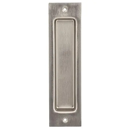 8" Flush Pull for Sliding Door Satin Nickel Finish 8" Flush Pull for Sliding Door Satin Nickel Finish