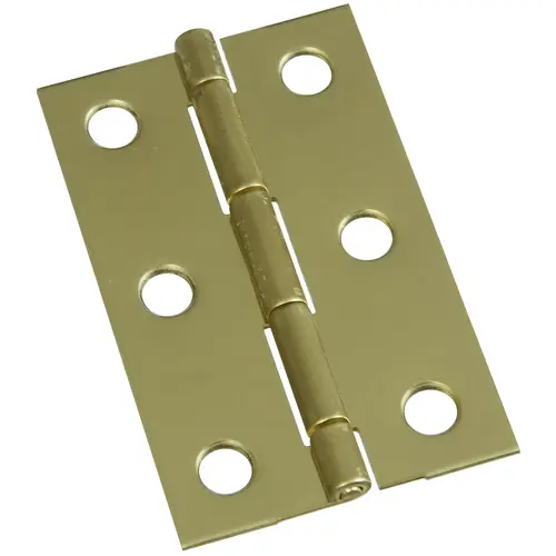 V1801 2-1/2" x 1-9/16" Hinge Solid Brass Finish - pack of 5 V1801 2-1/2" x 1-9/16" Hinge Solid Brass Finish - pack of 5