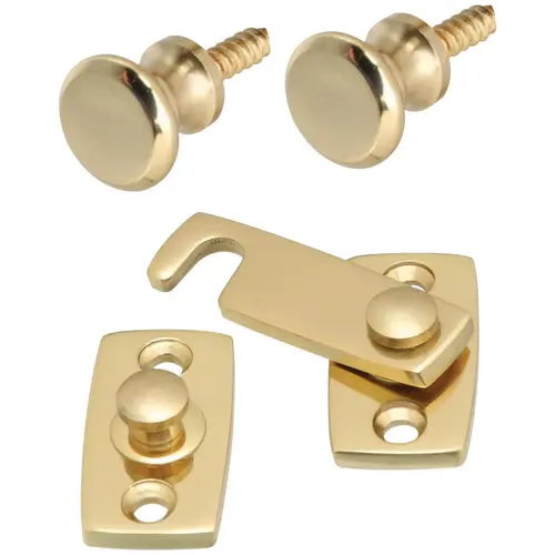 V1955 Shutter Bar Kit Solid Brass Finish V1955 Shutter Bar Kit Solid Brass Finish
