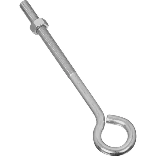 Bolt - Eye (Turn Wire) 5/16"-18 (UNC) x 6" with Hex Nut - Zinc Bolt - Eye (Turn Wire) 5/16"-18 (UNC) x 6" with Hex Nut - Zinc