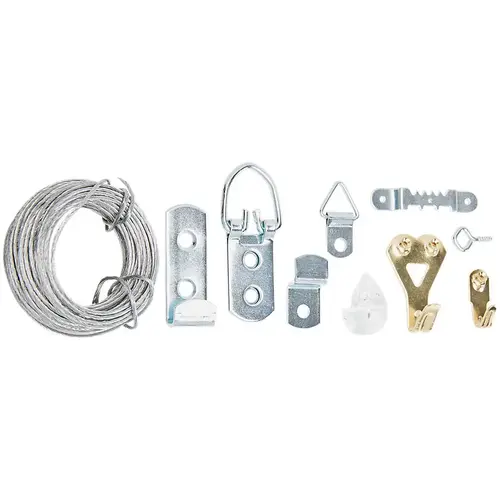 KB2553 Professional Mirror Hanging Kit - pack of 87 - Zinc Plated KB2553 Professional Mirror Hanging Kit - pack of 87 - Zinc Plated