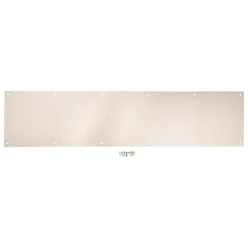 8 In. x 34 In. Satin Nickel Aluminum Kickplate 8 In. x 34 In. Satin Nickel Aluminum Kickplate