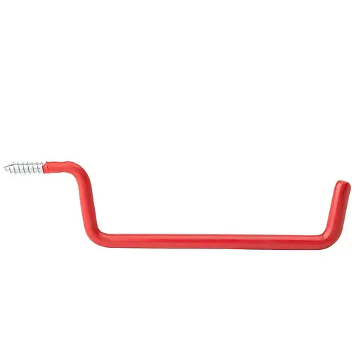 Ladder Hook Screw 6" - Vinyl Coated Steel Red Ladder Hook Screw 6" - Vinyl Coated Steel Red