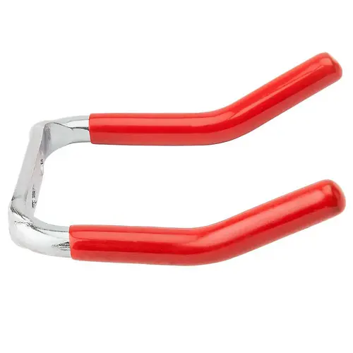 Double Hook, Red Vinyl Coated, 2-3/4 In. Double Hook, Red Vinyl Coated, 2-3/4 In.
