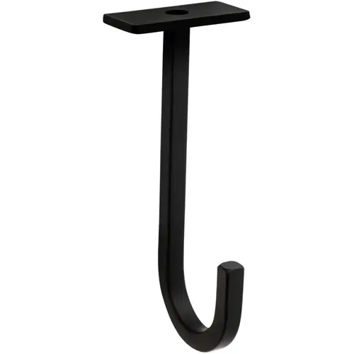 2647 5 In. Black Steel Long Ceiling Plant Hook 2647 5 In. Black Steel Long Ceiling Plant Hook