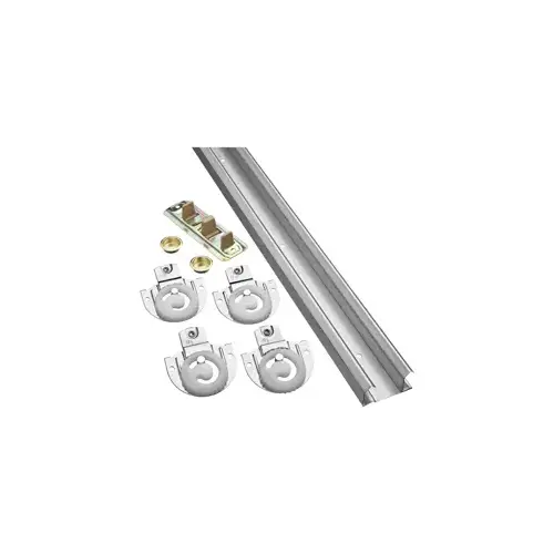 V770D 48" By-Passing Door Hardware Galvanized Finish
