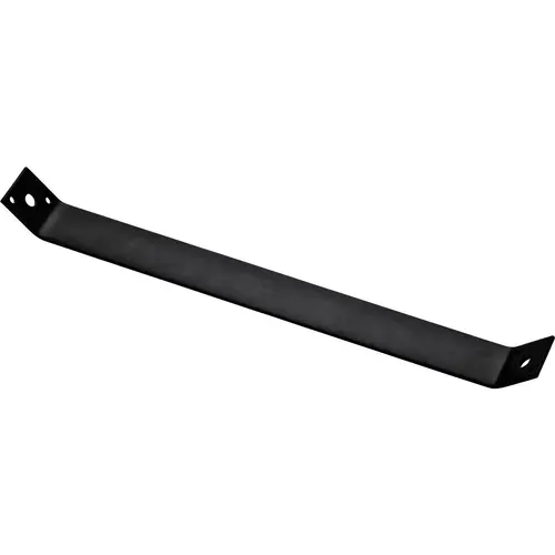 1122BC 16.28" x 1-1/2" x 1/8" 90 Degree Strap Brace - Black 1122BC 16.28" x 1-1/2" x 1/8" 90 Degree Strap Brace - Black