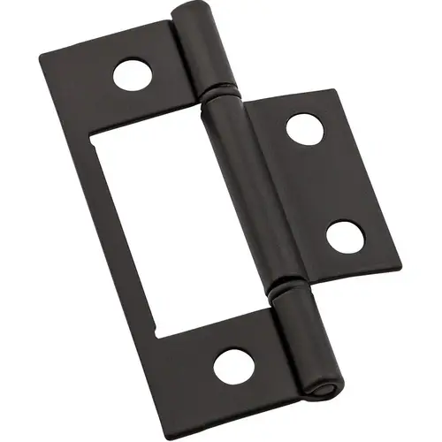 Surface-Mounted Hinge 3" L Oil Rubbed Bronze Oil Rubbed Bronze Pair Surface-Mounted Hinge 3" L Oil Rubbed Bronze Oil Rubbed Bronze Pair