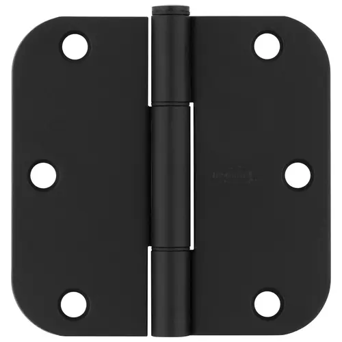 525 3-1/2" 5/8R Squeak Guard Hinge - pack of 3 - Matte Black 525 3-1/2" 5/8R Squeak Guard Hinge - pack of 3 - Matte Black
