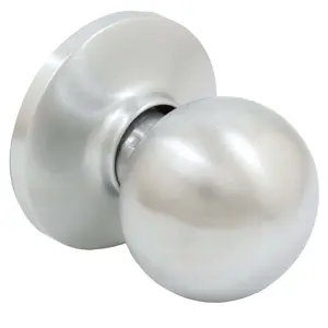 Safe Lock by Kwikset SK7000RG-26D Regina Knob Half Dummy Satin Chrome Finish