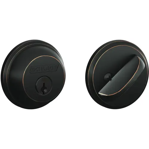 B60N716 12-287 10-116 K4 1-Cyl Deadbolt - Aged Bronze B60N716 12-287 10-116 K4 1-Cyl Deadbolt - Aged Bronze