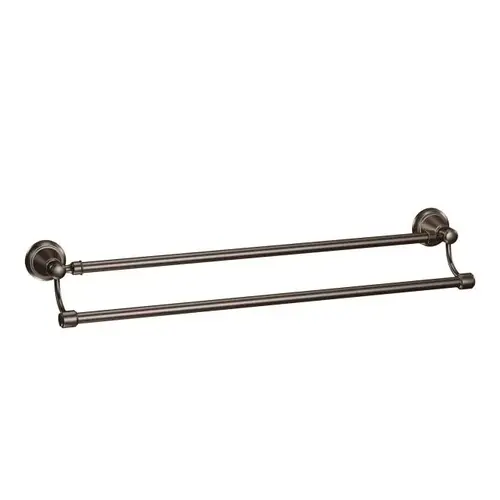 Bradshaw 24" Double Towel Bar Oil Rubbed Bronze Finish Bradshaw 24" Double Towel Bar Oil Rubbed Bronze Finish