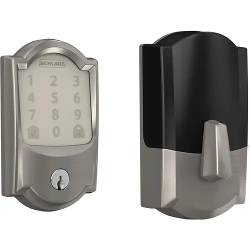 BE489WBVCAM619 12-351 10-116 Camelot Encode 1-Cyl Deadbolt - Satin Nickel BE489WBVCAM619 12-351 10-116 Camelot Encode 1-Cyl Deadbolt - Satin Nickel
