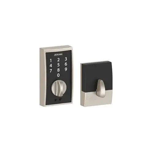 BE375CEN619 12-321 10-116 Century Touch Keyless Deadbolt - Satin Nickel BE375CEN619 12-321 10-116 Century Touch Keyless Deadbolt - Satin Nickel