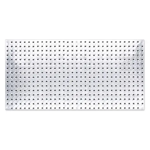 0204-1632 16" x 32" Steel Pegboard Heavyweight - Platinum 0204-1632 16" x 32" Steel Pegboard Heavyweight - Platinum