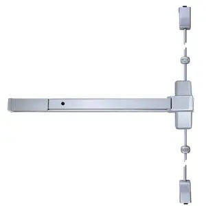 Tell Manufacturing EX100437 8400 Series Grade-1 46 in. D Aluminum Vertical Rod Panic Bar