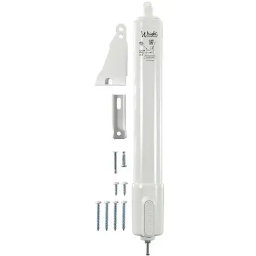 V2012WH HD Tap-N-Go Pneumatic Storm Door Closer - White V2012WH HD Tap-N-Go Pneumatic Storm Door Closer - White