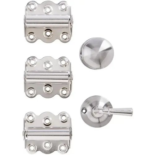 V321SN Vinyl / Wood Screen Door Kit - Satin Nickel