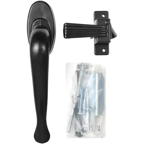 VIL333BL Villa Pull Handle Latch - Black