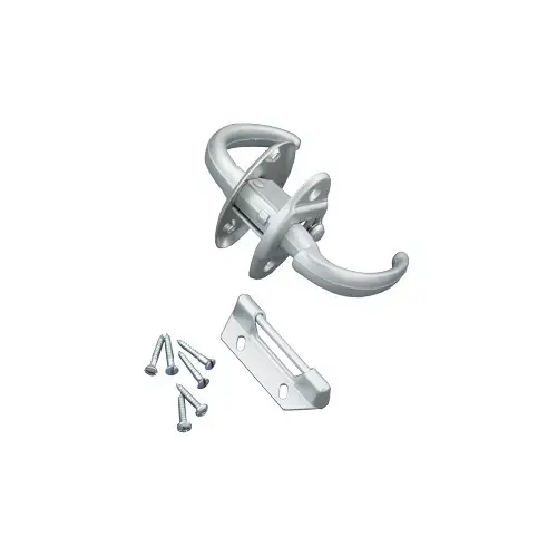 Screen & Storm Door Latch, Out Swinging, Push-Pull, Aluminum Screen & Storm Door Latch, Out Swinging, Push-Pull, Aluminum
