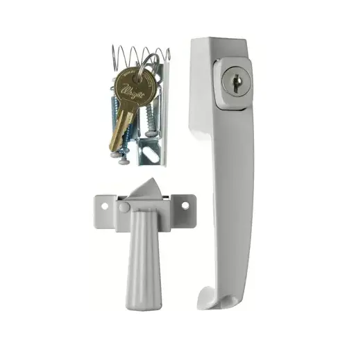 VK333X3 Tie-Down Keyed Push Button Latch - Aluminum