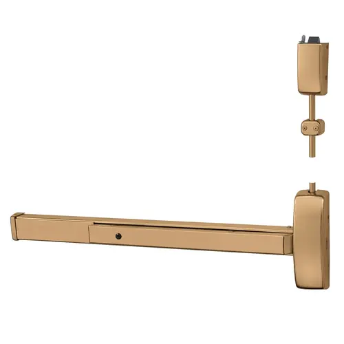 Exit Device Satin Bronze Clear Coated Exit Device Satin Bronze Clear Coated