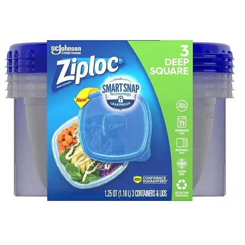 70937 Food Storage Container, 32 oz Capacity, Plastic, Clear, 6-1/8 in L, 6-1/8 in W, 3-3/8 in H - pack of 3 70937 Food Storage Container, 32 oz Capacity, Plastic, Clear, 6-1/8 in L, 6-1/8 in W, 3-3/8 in H - pack of 3