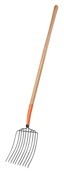 Alligator Brand Bedding Fork 10-Tine 11 with Wood Handle 13010048 Alligator Brand Bedding Fork 10-Tine 11 with Wood Handle 13010048