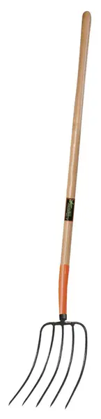 Alligator Brand Pine Straw / Manure Fork 5-Tine 9 with Wood Handle 13000476