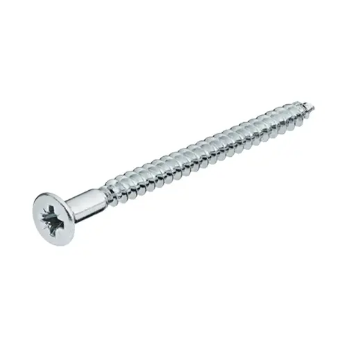 Flat Countersunk Head Screw, Hospa, countersunk head, PZ, zinc plated, central hole 2.5 mm 1 1/8" Length: #9 x 1 1/8" Zinc plated Flat Countersunk Head Screw, Hospa, countersunk head, PZ, zinc plated, central hole 2.5 mm 1 1/8" Length: #9 x 1 1/8" Zinc plated