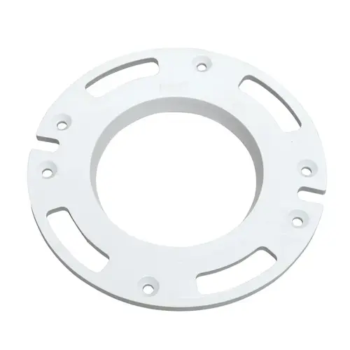 Closet Flange Spacer, PVC, White