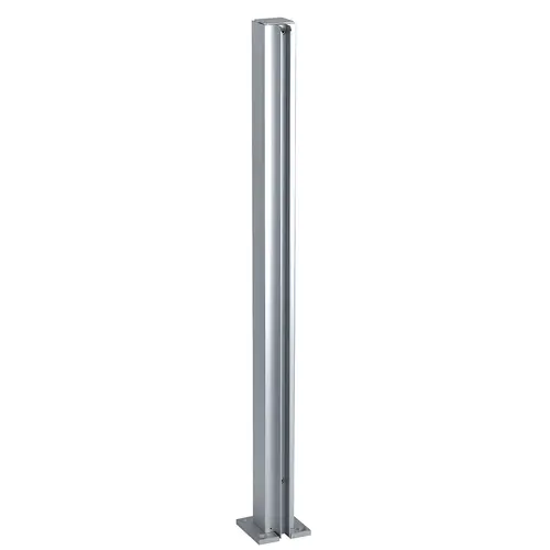 Satin Anodized 24" End Design Series Partition Post