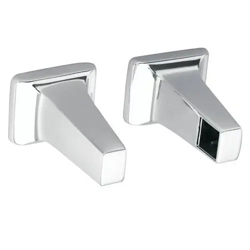 Contemporary Towel Bar Mounting Posts Bright Chrome Finish Contemporary Towel Bar Mounting Posts Bright Chrome Finish