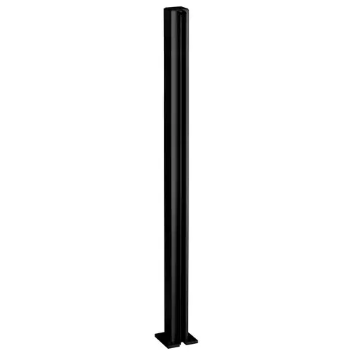 Matte Black 30" End Design Series Partition Post Matte Black 30" End Design Series Partition Post