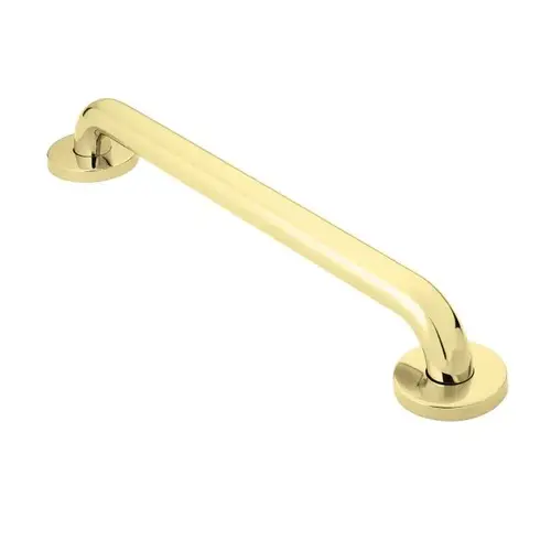 Concealed Screw 18" Grab Bar Bright Brass Finish