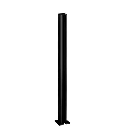 Matte Black 24" End Design Series Partition Post Matte Black 24" End Design Series Partition Post