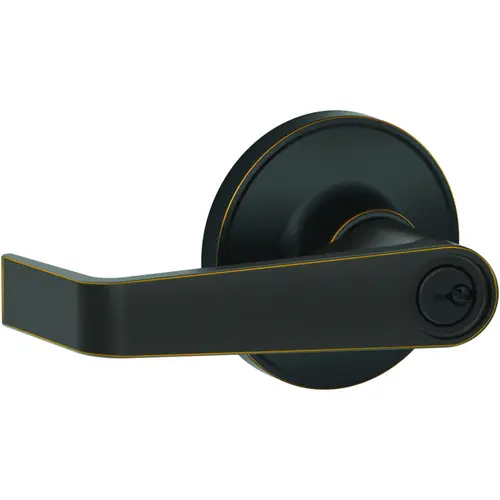 Entry Lock Marin Aged Bronze Finish with C Keyway, Adjustable Latch and Radius Strike Entry Lock Marin Aged Bronze Finish with C Keyway, Adjustable Latch and Radius Strike