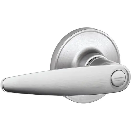 Privacy Lock Dover with Adjustable Latch and Radius Strike Satin Chrome Finish Privacy Lock Dover with Adjustable Latch and Radius Strike Satin Chrome Finish