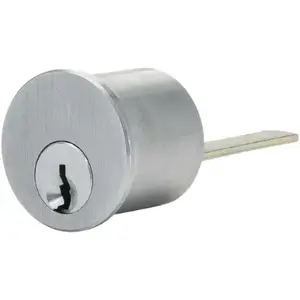 Harney Hardware PENCYSC1 KD Panic Exit Device Lock Cylinder for Narrow Stile SC1 - Powder Coated Aluminum