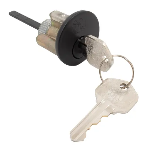 Cylinder Assembly for Traditional Deadbolts & Handlesets, KW Keyway, Matte Black Cylinder Assembly for Traditional Deadbolts & Handlesets, KW Keyway, Matte Black