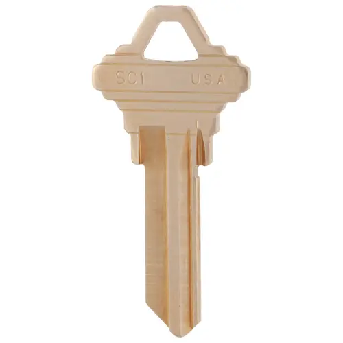 Taylor Pack of 250 Schlage SC1 Key Blank Brass Finish