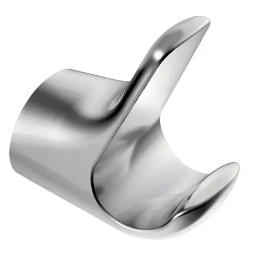 Method Double Robe Hook Bright Chrome Finish Method Double Robe Hook Bright Chrome Finish