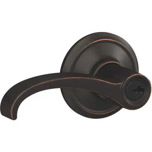Whitney Lever with Alden Rose Keyed Entry Lock C Keyway with 16086 Latch and 10027 Strike Aged Bronze Finish Whitney Lever with Alden Rose Keyed Entry Lock C Keyway with 16086 Latch and 10027 Strike Aged Bronze Finish