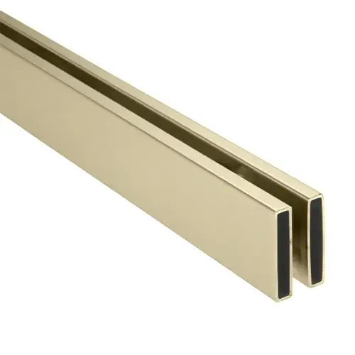 Brushed Bronze 73" Replacement Header Bar for Brixen Sliding Shower Door System