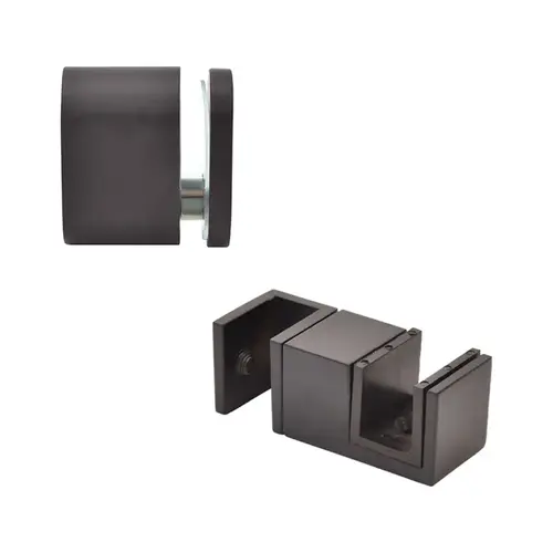 Matte Black Replacement 90 Degree Accessory Kit & Bottom Guide for Tofino Sliding Shower Door System Matte Black Replacement 90 Degree Accessory Kit & Bottom Guide for Tofino Sliding Shower Door System