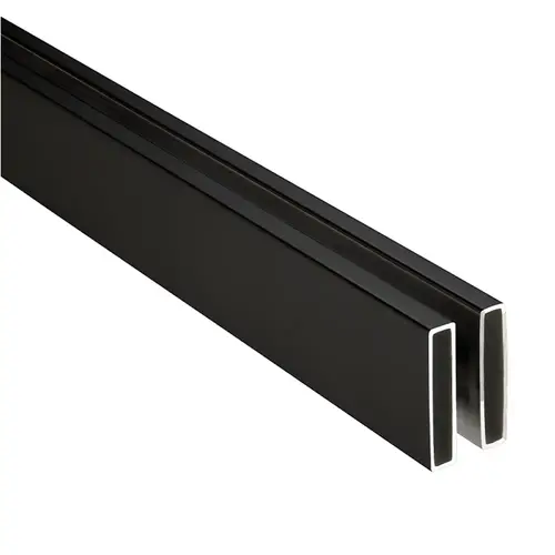 Matte Black 73" Replacement Header Bar for Brixen Sliding Shower Door System