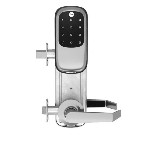 Assure Lock Keyless Touchscreen Stand Alone Norwood Interconnected Lockset and Deadbolt Satin Nickel Finish Assure Lock Keyless Touchscreen Stand Alone Norwood Interconnected Lockset and Deadbolt Satin Nickel Finish