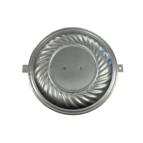 Flue Stopper, 4 to 10 in Flue Hole, Steel Yellow