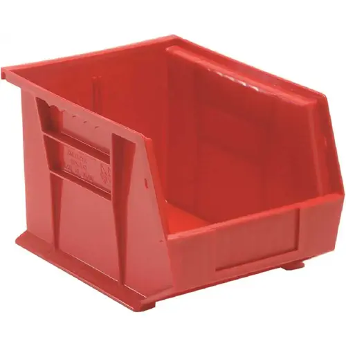 Red 10-3/4 X 8-1/4 X 7 In Ultra Stack And Hang Bin - pack of 6 Red 10-3/4 X 8-1/4 X 7 In Ultra Stack And Hang Bin - pack of 6